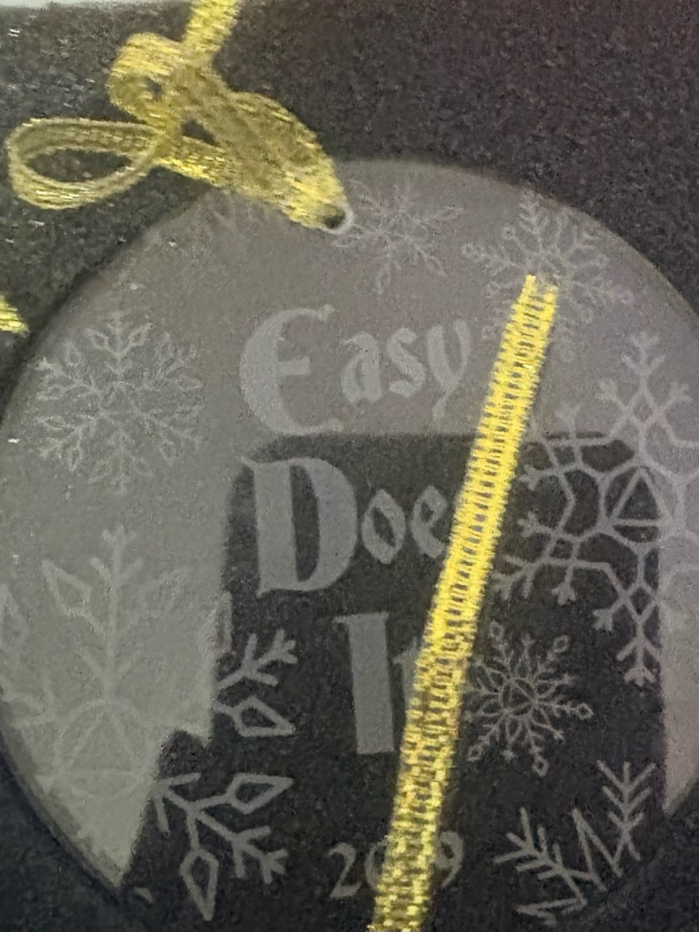 Holiday Glass Ornament Set - Clear alcoholics anonymous - Picture 4 of 4